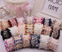 20yard 2 3cm colour knitted lace fabric trim ribbon for apparel sewing clothes bridal wedding doll cap hail bow