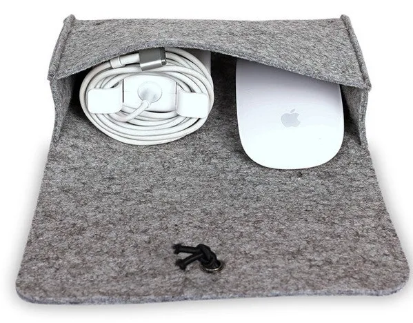 Шерстяной войлочный чехол для Macbook Dell HP Asus USB зарядка сумка мыши Air Pro Retina 11 13 15