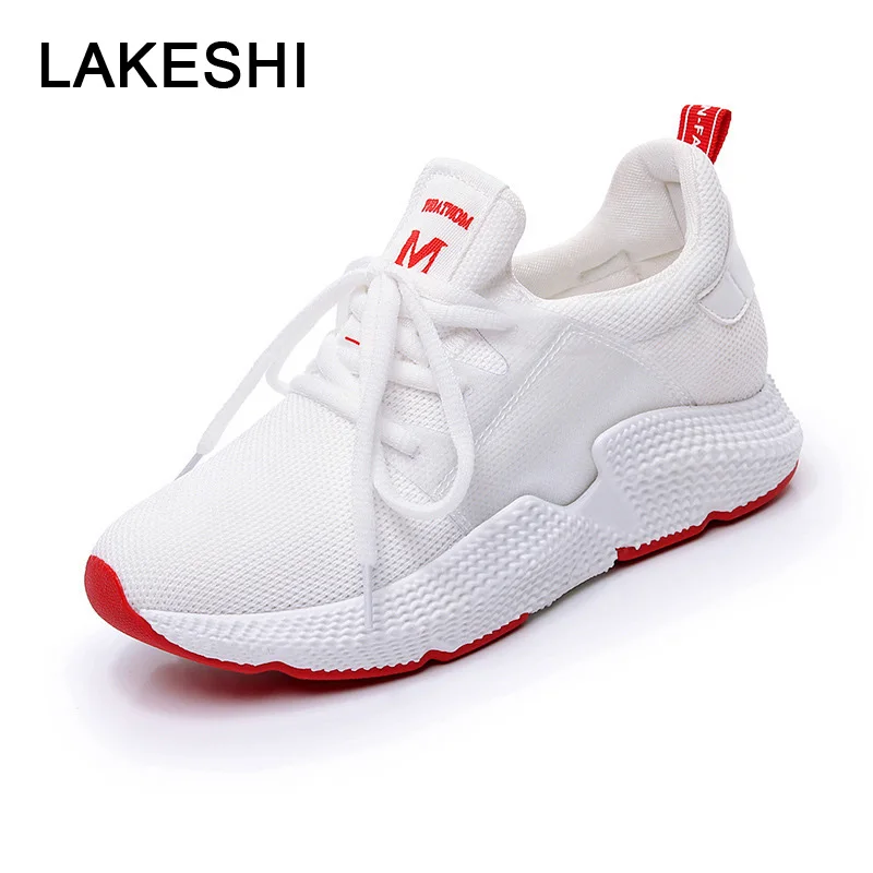 Модные кроссовки Новинка женская Вулканизированная обувь из дышащей сетки