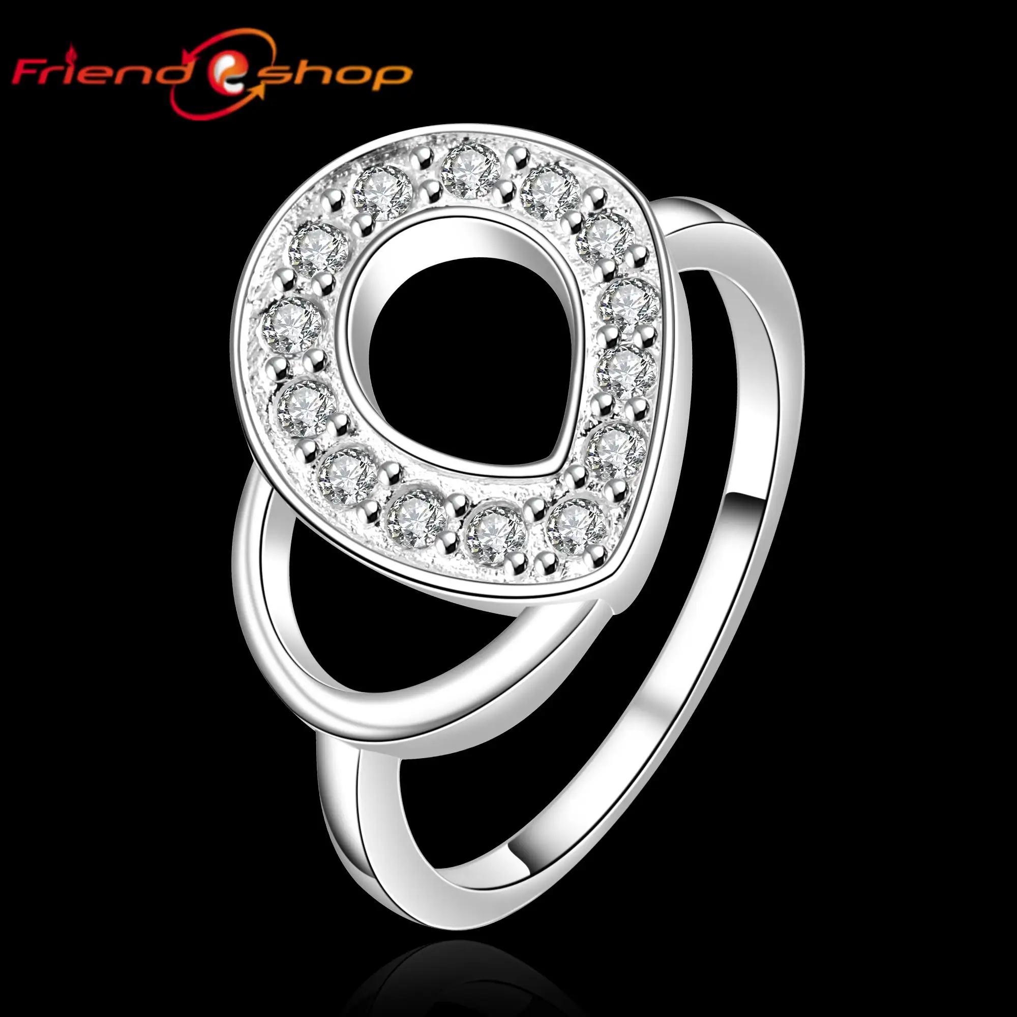 R559 8 Обручальное Кольцо Очарование Высокое Качество Стерлингового Серебра 925