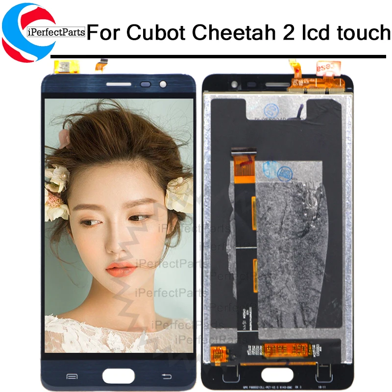 ЖК дисплей и сенсорный экран 5 дюйма для Cubot Cheetah 2 100% тест дигитайзер стеклянная