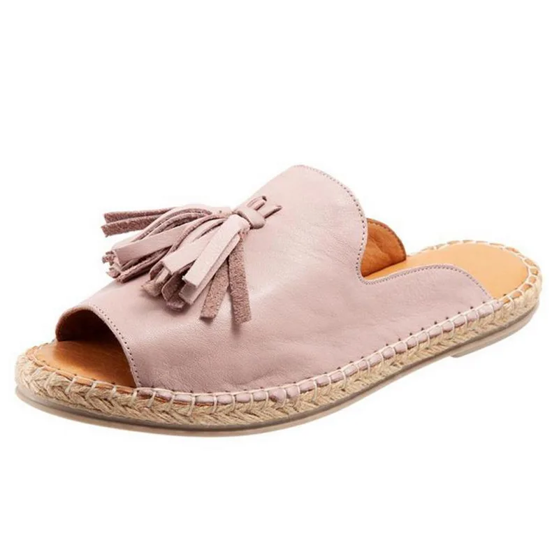 LOOZYKIT/Женская обувь; zapatos de mujer; коллекция года; летние пляжные шлепанцы; удобные женские повседневные тапочки с кисточками; сандалии; домашняя Уличная обувь