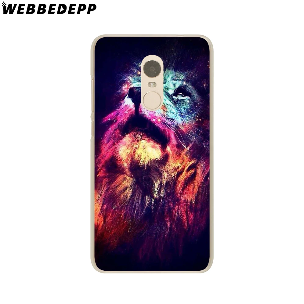 WEBBEDEPP Тигр Лев животных вой чехол для телефона для Xiaomi Redmi 4X 4A 5A 5 6plus Pro 6A S2 7 Note 5, 6, 7, 8 Pro 4X Go крышка