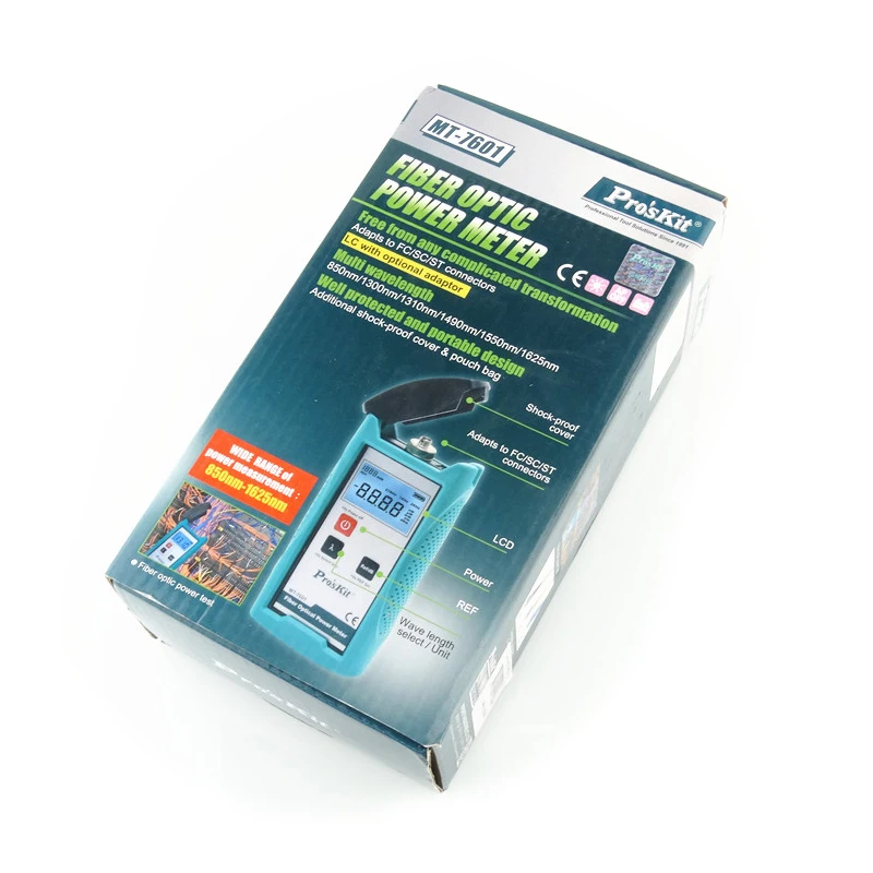 ZHWCOMM MT-7601 high precision OPM Handheld Optical power meter 850nm/1310nm/1490nm/1550nm/1625nm Laser fiber optic tester | Мобильные
