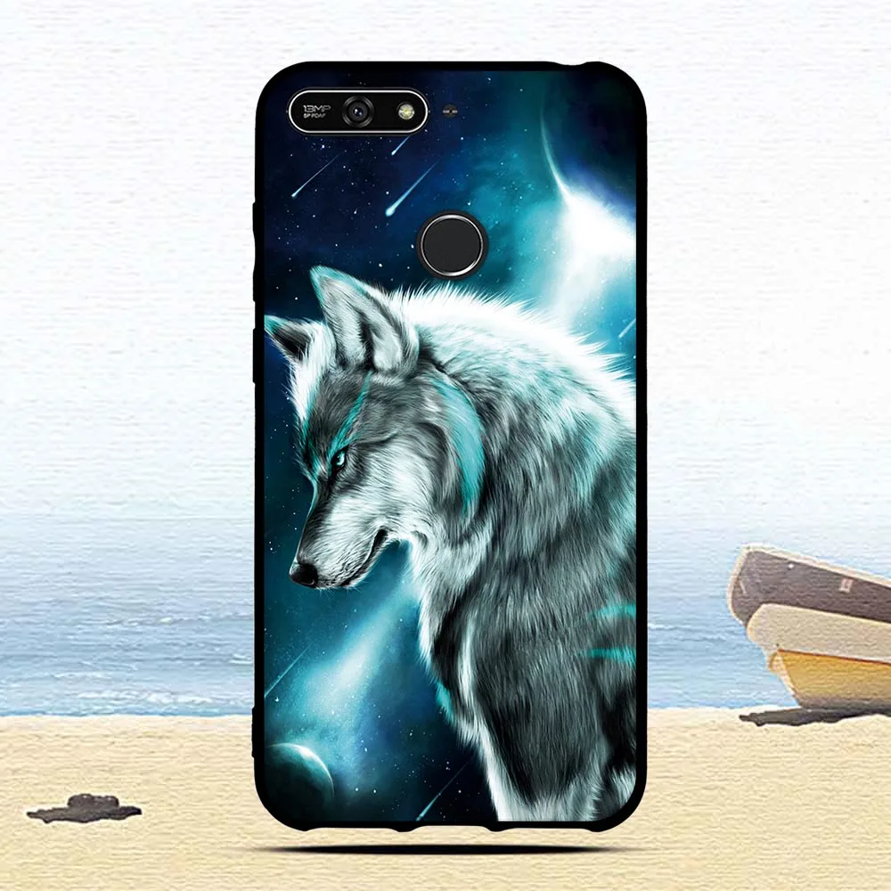 Мягкий силиконовый чехол из ТПУ для huawei Honor 7A/Honor 7A Pro/Y6 /Y6 Prime /Enjoy 8e, Симпатичные чехлы с героями мультфильмов - Цвет: 10