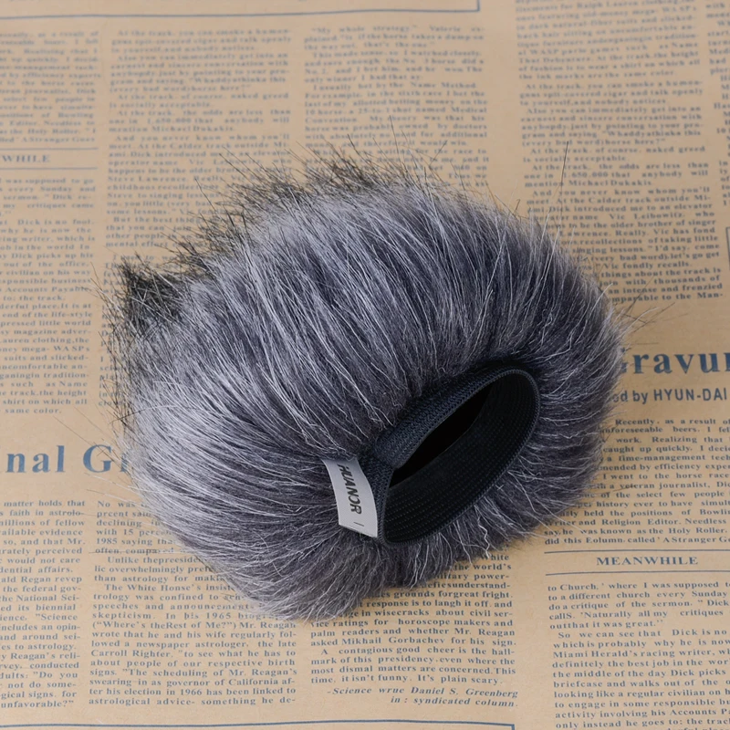 Профессиональный наружный пыльный микрофон Меховой чехол для ветрового стекла