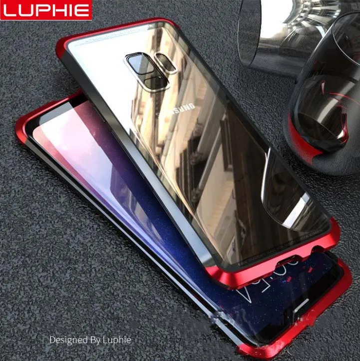 Luphie прозрачная задняя крышка из закаленного стекла металлический каркас чехол