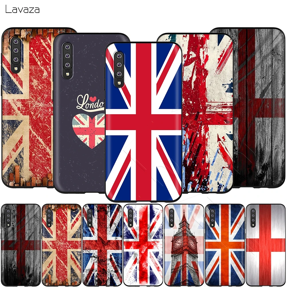 Lavaza England British English Uk Flag Case for Samsung Galaxy S6 S7 Edge J6 S8 S9 S10 Plus A3 A5 A6 A7 A8 A9 Note 8 9 |