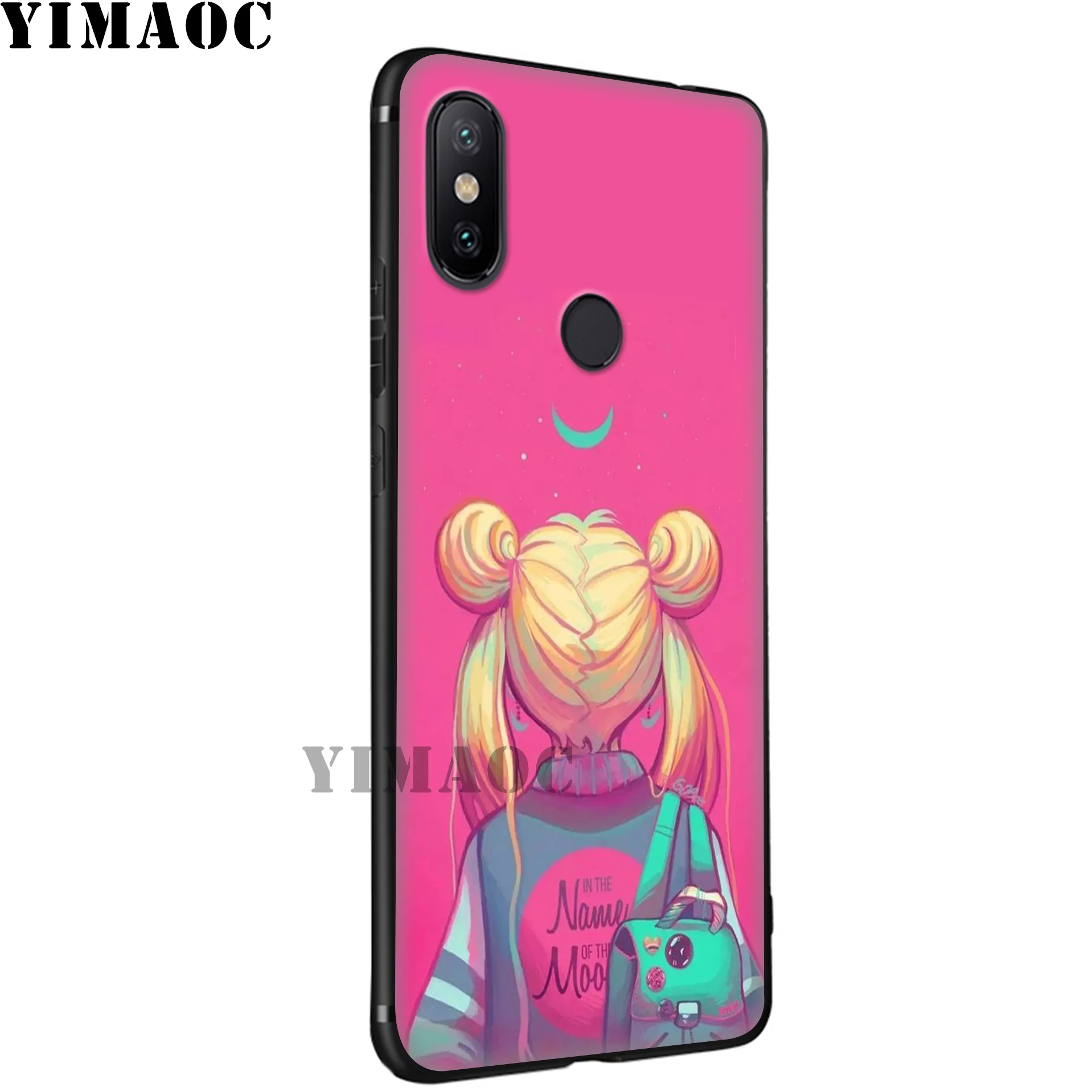 YIMAOC Sailor Moon Anime Soft Silicone Case for Xiaomi Redmi 7A Note 7 6 6A 5 4 4X 4A 5A S2 Plus K20 Pro Lite |