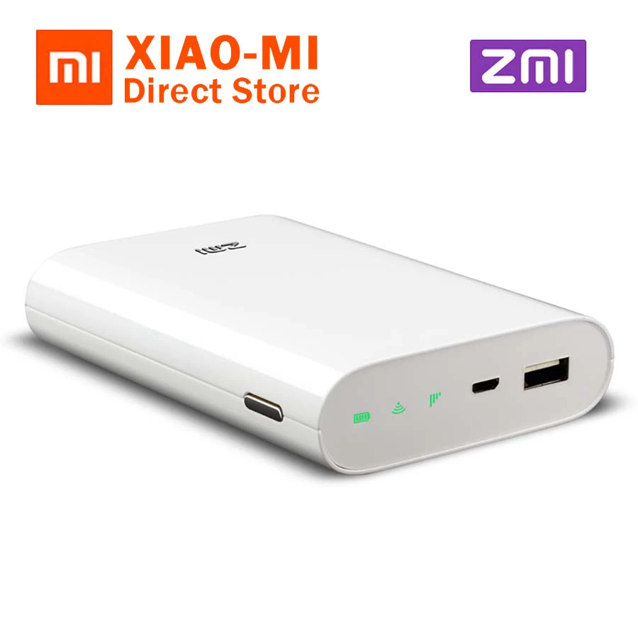 Xiaomi ZMI 4G Wifi роутер 7800 mAh MF855 внешний аккумулятор 3G беспроводной ретранслятор