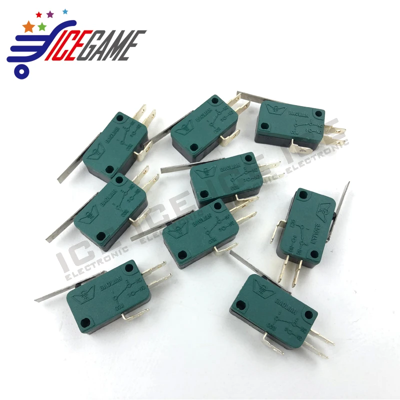 10 шт. Baolian MICROSWITCH концевой выключатель Joystic Microswitch игра части машины | Электроника