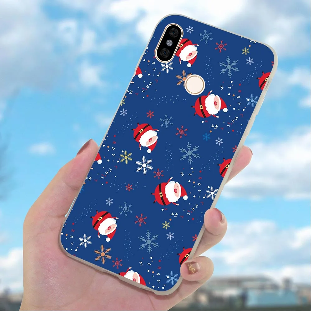 Чехол для телефона Redmi Note 6 Рождественский чехол 4X A2 A1 4A Plus 5A Prime 6A 7 5 Pro Xiaomi Mi 9se 9 11 Lite