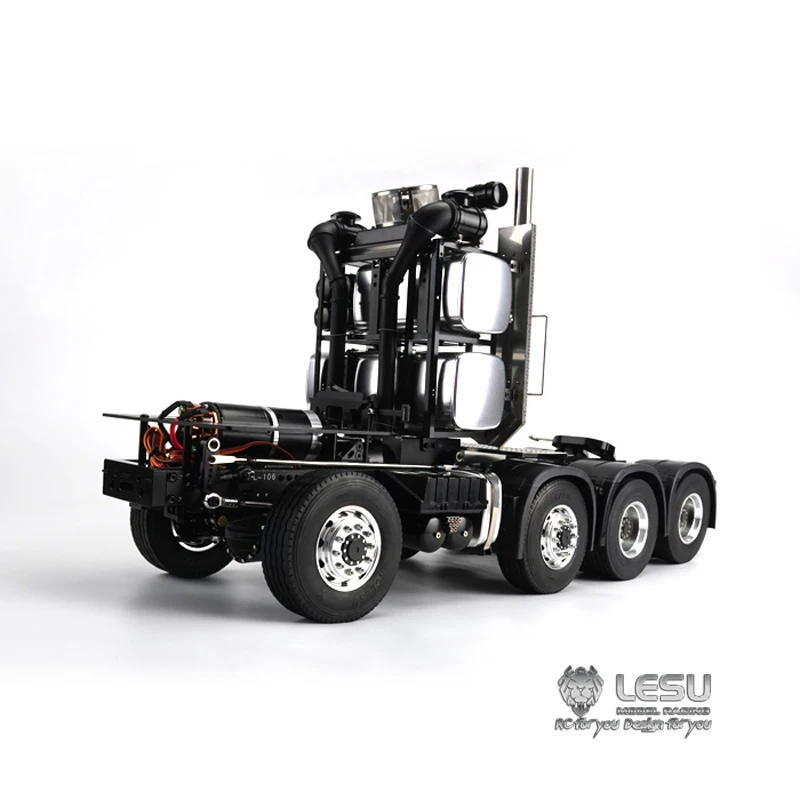 

1/14 truck MAN full drive 8X8 heavy duty tractor chassis frame high torque electric model LS-20130017 RCLESU Tamiya tractor