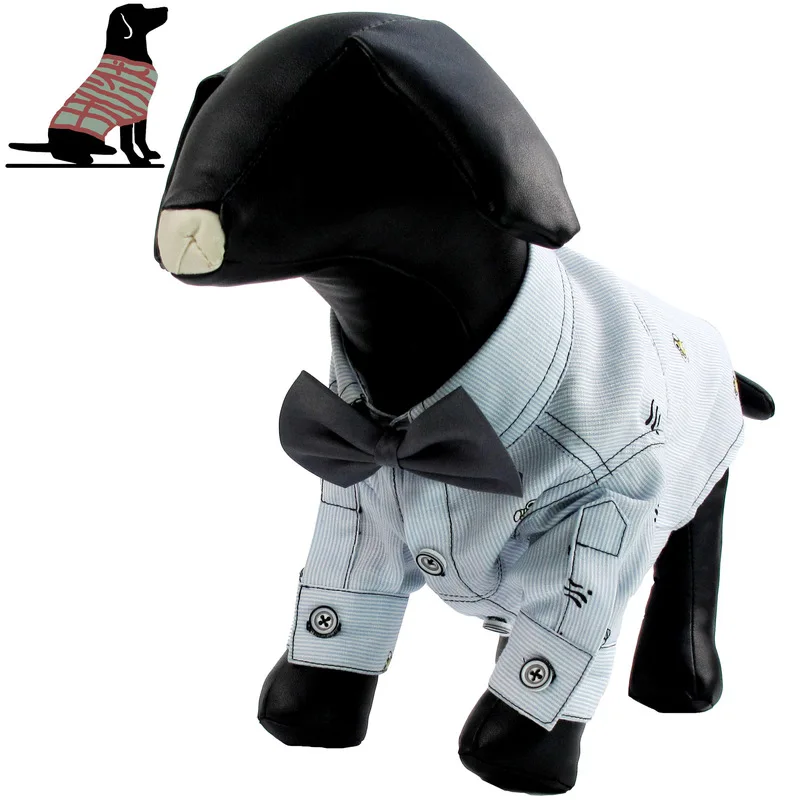 2018 Новый Классический 3 вида цветов Одежда для собак Теплый Щенок наряд Pet Рубашки