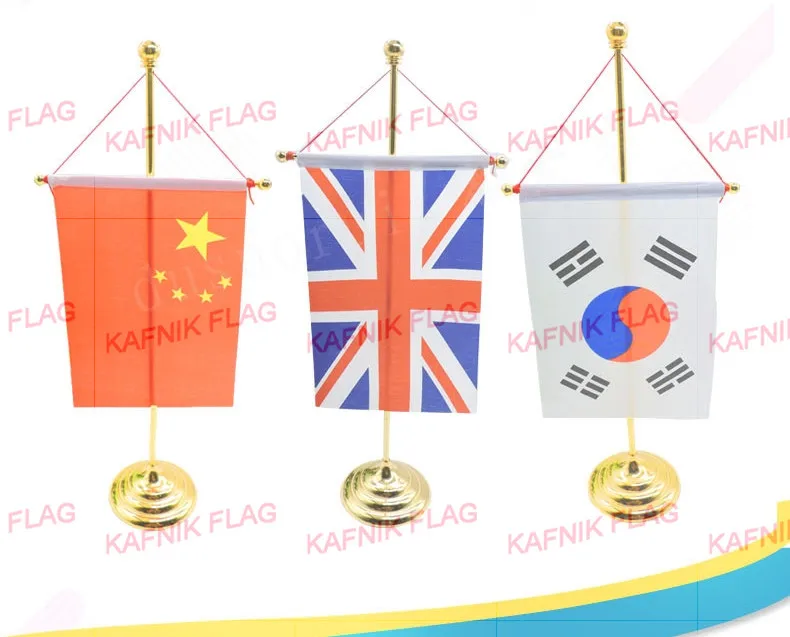 

KAFNIK,Wholesale table desk flag cross pendant with any world flag custom flags,free shipping