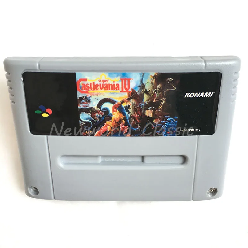 Картридж для видеоигр Super caslevania 4 16 битной видеоигры карточная карта игровой