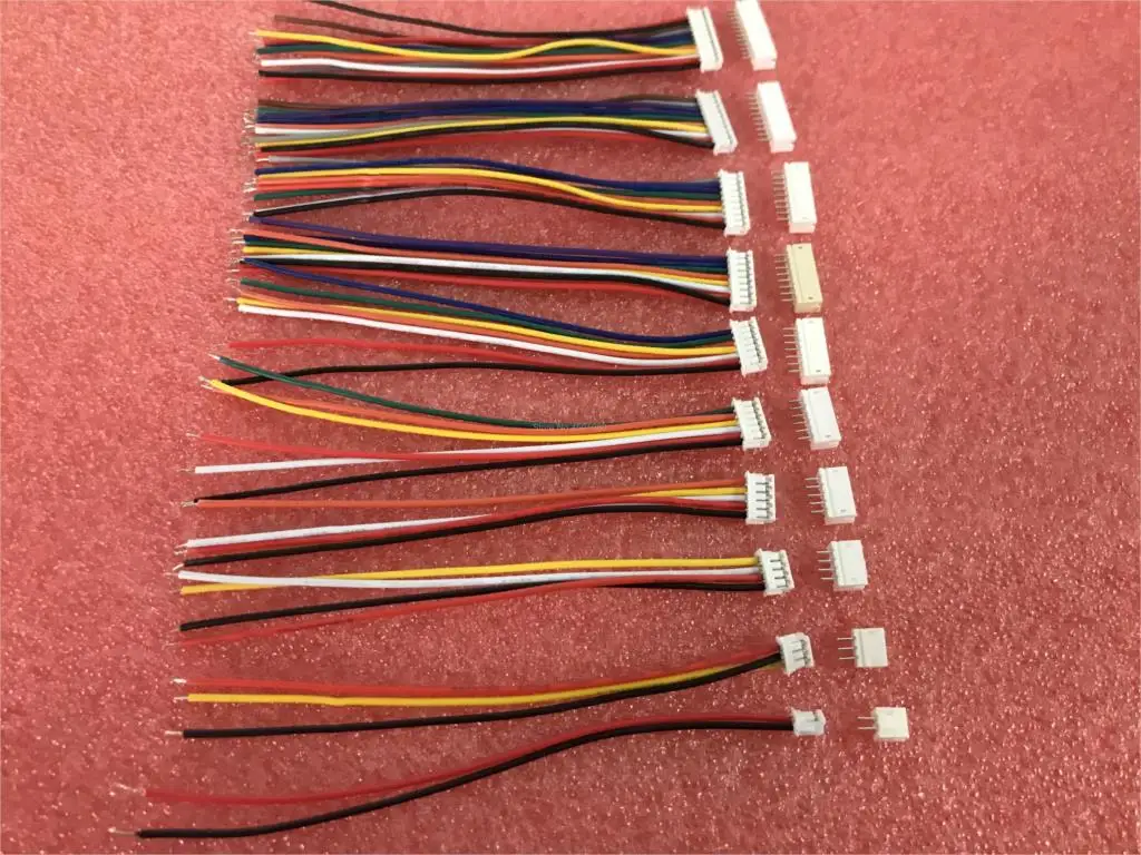 10 комплектов кабелей Mini Micro ZH 1 5 2/3/4/5/6/7/8/9/10 Pin JST с длиной 100 мм|Соединители| |