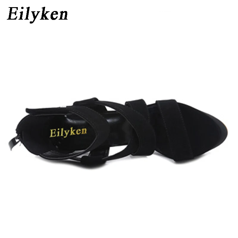 Eilyken/Новинка 2021 года Летние женские сандалии гладиаторы Ботильоны на высоком