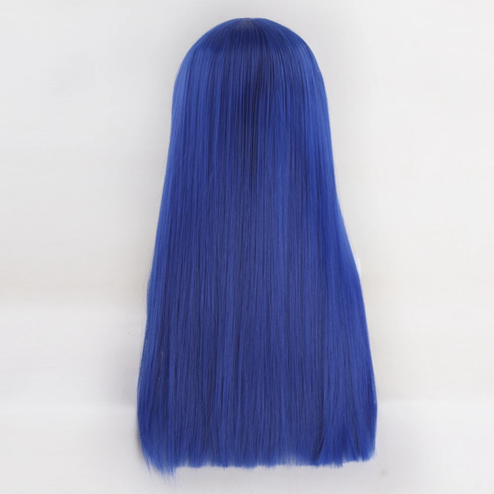 New POP TEAM EPIC Cosplay Wig Costume Play Wigs Yellow Blue Pop Pipi Halloween Costumes Hair Free Shipping High Quality