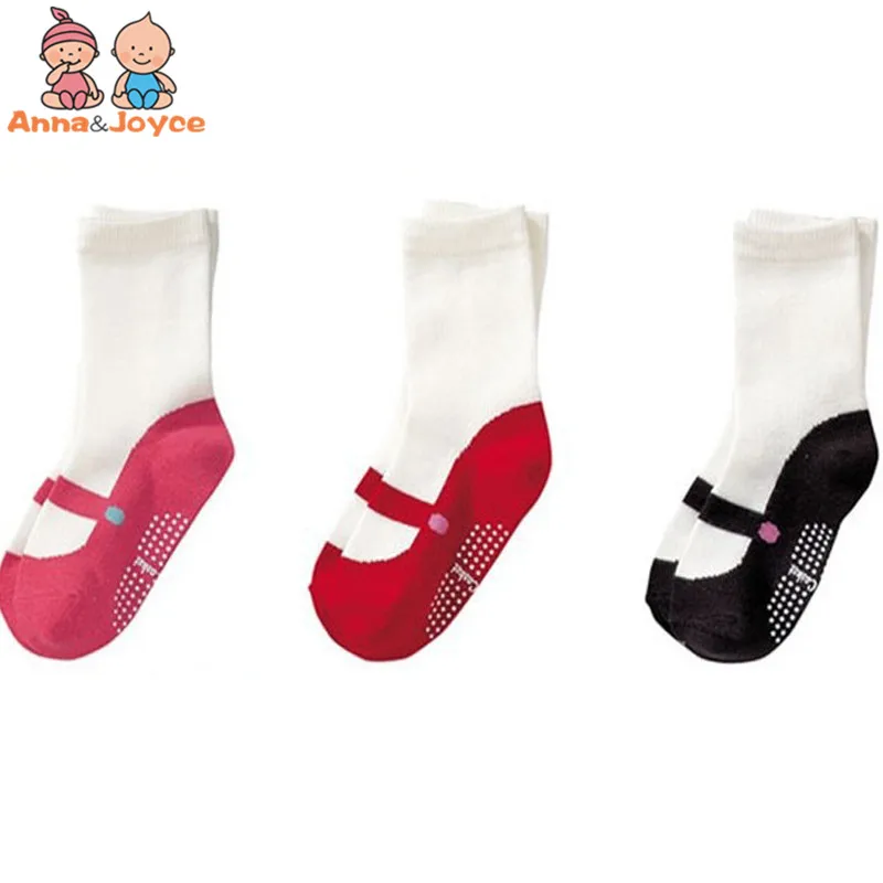 5 Pairs Cotton Imitation Shoes Socks Children All-Match Ballet Dance