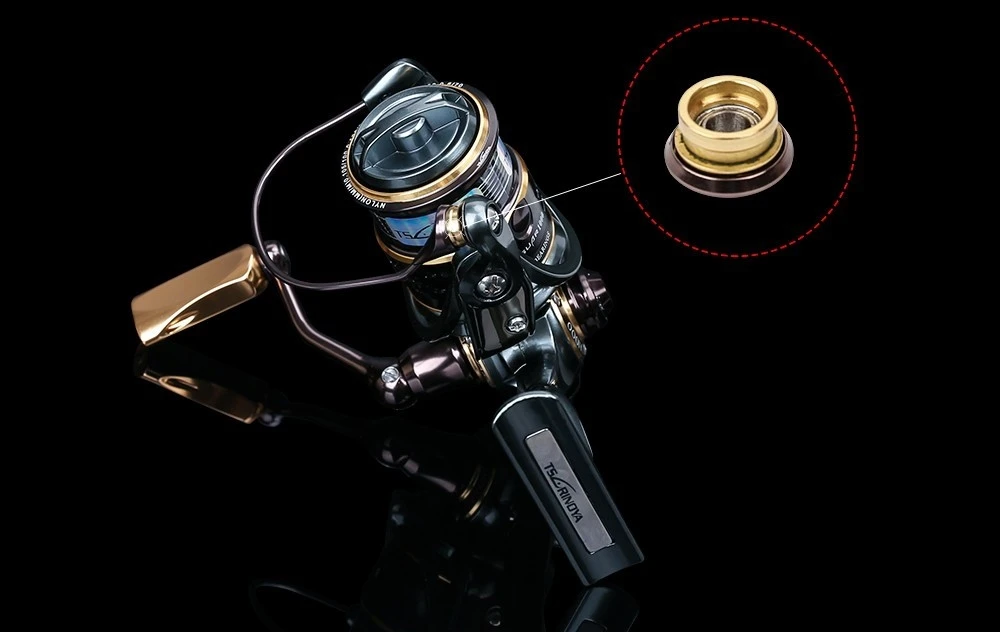 TSURINOYA Jaguar 1000 2000 3000 9+ 1BB Рыбная Ловля Спиннингом Карп морской Рыбная ловля Катушка спининговая металлической ручкой " песочные часы" катушки