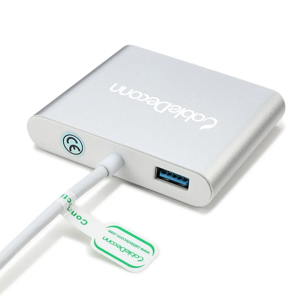 2017 Горячая USB C USB3.1 тип c для Ultra HDMI 4K usb хаб OTG гигабитный Ethnernet RJ45 и женский зарядный