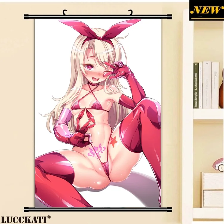 40X60 см судьба калейд лайнер prisma illya Судьба Ночь лоли cameltoe мультфильм аниме стены картину прокрутки холст живопись плакат - Цвет: E