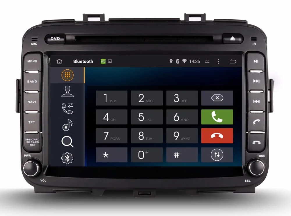 Android 7 1 Автомобильный DVD плеер для Kia Carens 2013 + с GPS навигацией Радио BT USB WIFI Видео