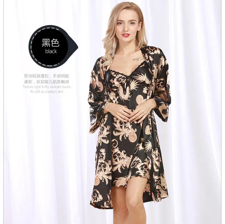 Женские летние халаты высокого качества соблазнительное нижнее белье ночная