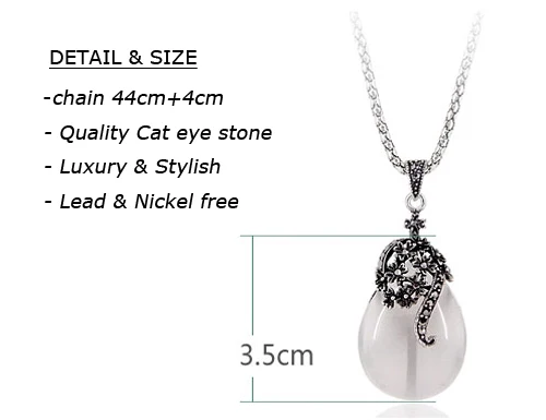 OCESRIO винтажное ожерелье с подвеской в виде кошачьих глаз камнем посеребренное колье тибетском стиле для