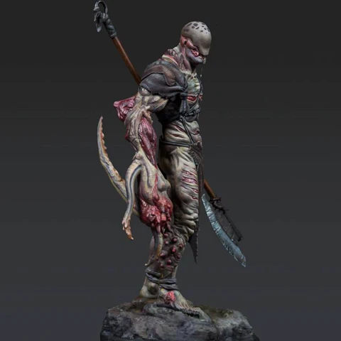 Масштаб 1/24 фигурка из смолы Биохимический истребитель|resin figure|figure resinscale figure |