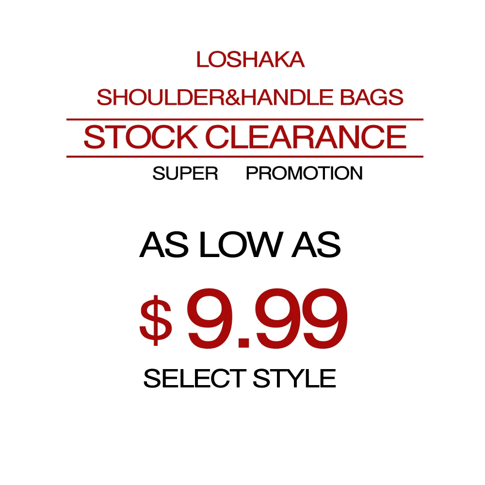 Loshaka распродажа запасов женские сумки на плечо и ручках супер акции как низкая