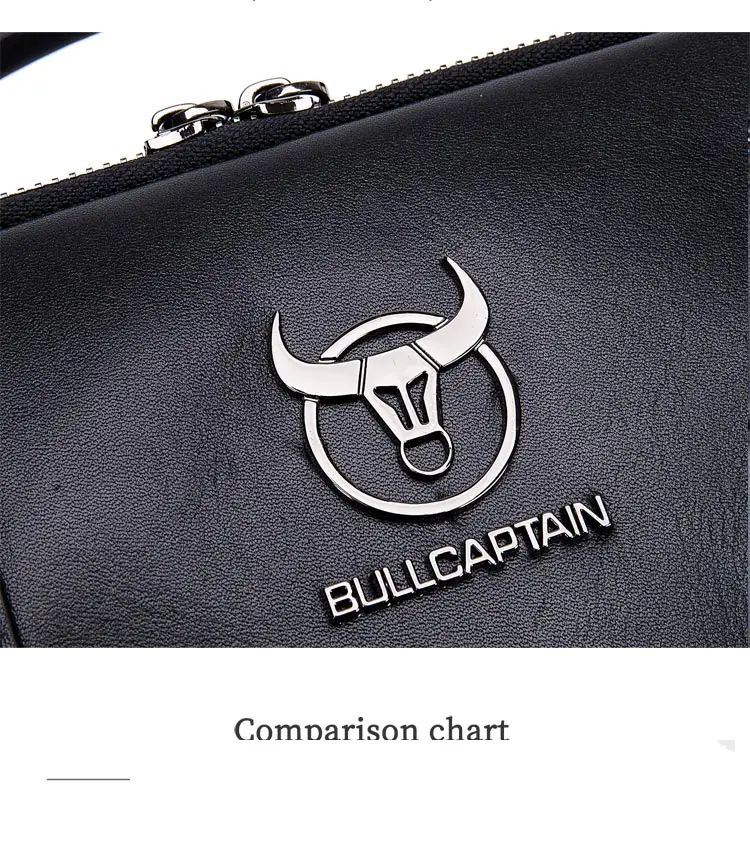 BULLCAPTAIN многофункциональный мужской 15 дюймовый кожаный рюкзак для ноутбука модный минималистичный мужской рюкзак Mochila 18L дорожный рюкзак для мужчин wo men