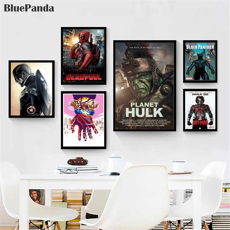 Капитан Америка Человек паук Тор Рагнарок Муравей DC Marvel кино плакаты постеры