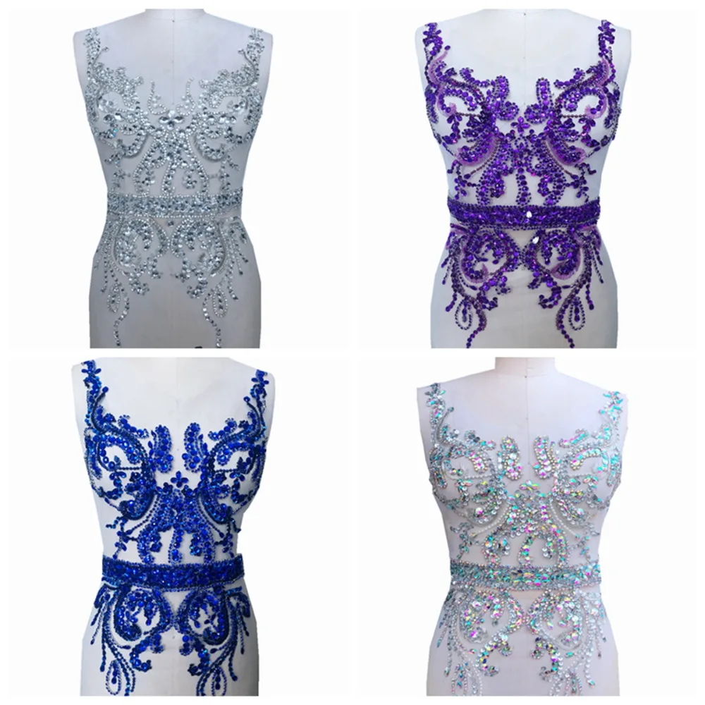 7 цветов серебристые/красные/синие/золотистые аппликации ручной работы