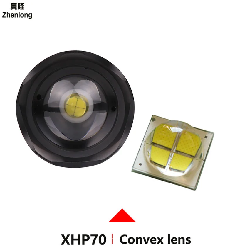 XHP70 40 Вт 50000LM светодиодный фонарик Лампе Torche USB Перезаряжаемый фонарик Zoomable Linterna тактический фонарик для защиты кемпинга
