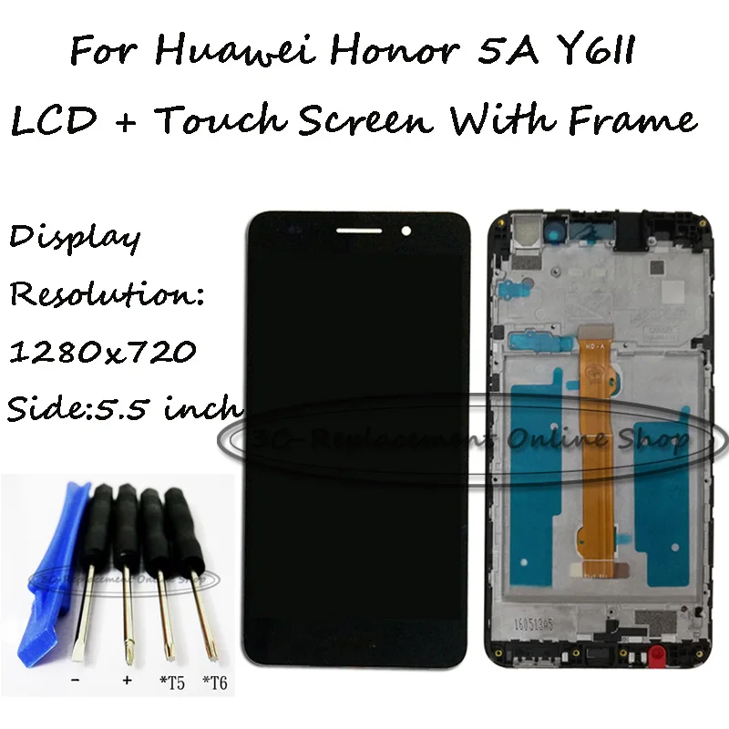 Для Huawei Honor Y6II Y6 II CAM-L23 CAM-L03 CAM-UL00 CAM-TL00 LCD дисплей сенсорный экран дигитайзер в сборе
