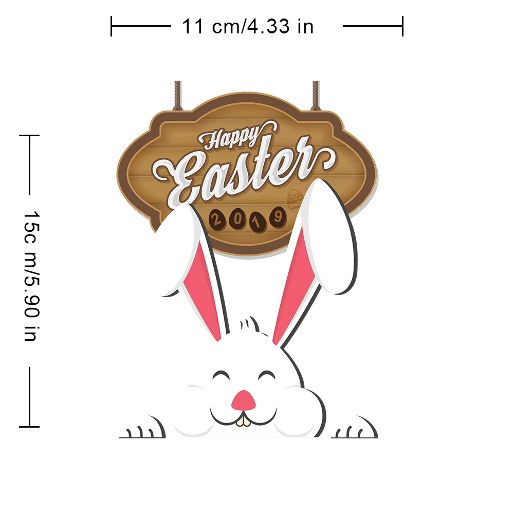 Съемные и многоразовые Стикеры для автомобиля счастливая Пасха домашняя