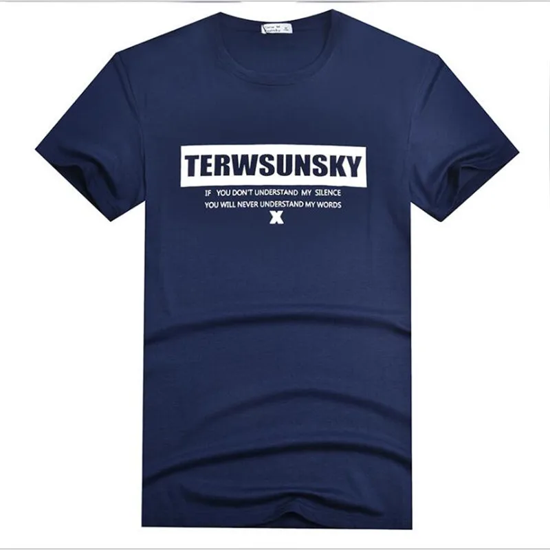 Горячая Распродажа Terwsunsky Лето Для мужчин тренажерный зал на свежем воздухе спортивные хлопковые футболки с короткими рукавами футболки TD066