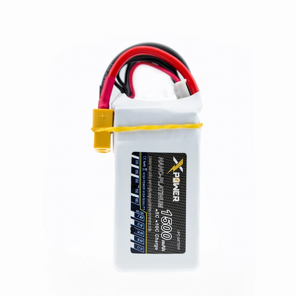 Литий-полимерный аккумулятор xpower 14 8 в 1500 мАч для квадрокоптера RC | Игрушки и хобби