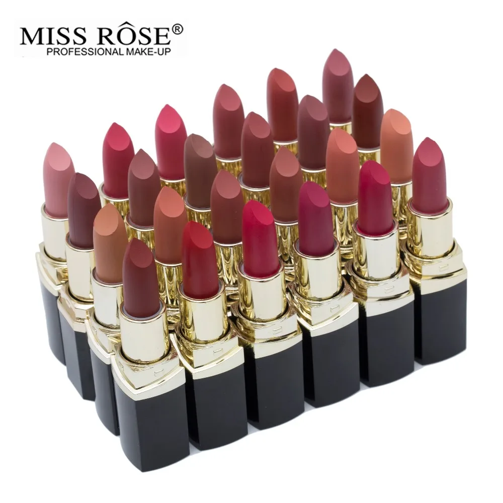 Miss rose 6 шт./компл. водостойкая матовая губная помада телесного цвета коричневого