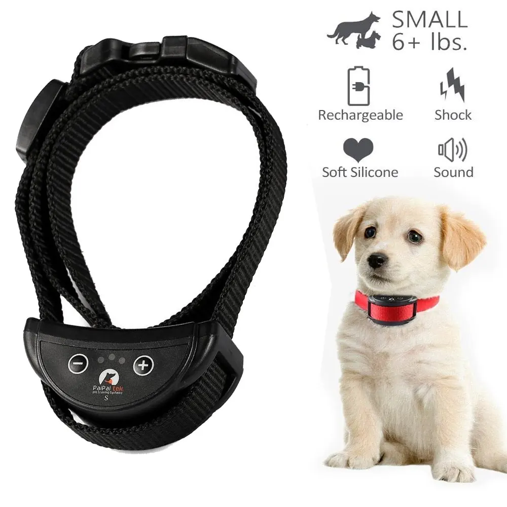 Pet dog противолайный для собак ошейник перезаряжаемый 7 регулируемые уровни