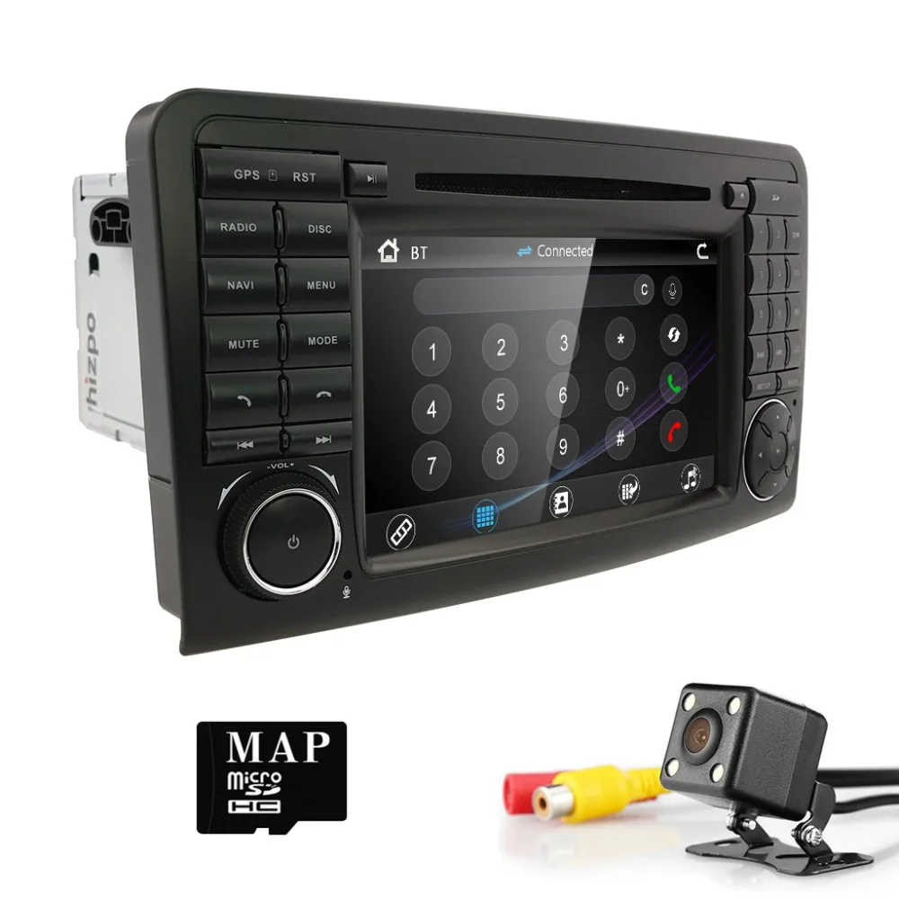 Hizpo лента Авторадио Регистраторы машинный DVD проигрыватель для MERCEDES BENZ GL X164 2005 2006