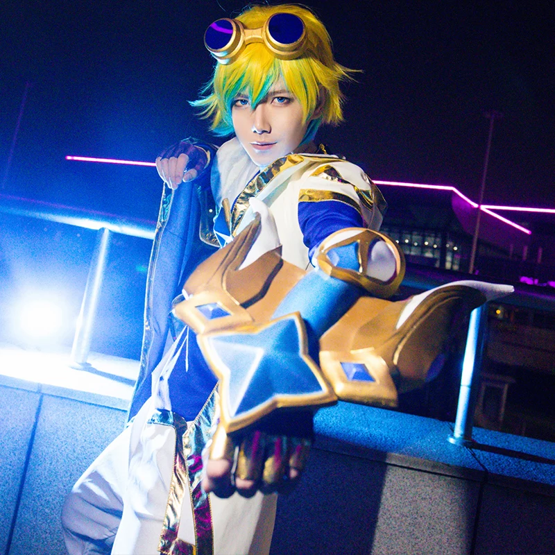 Бесплатная доставка LOL Ezreal Star Guardian Косплей Костюм Хэллоуин Униформа S M L |