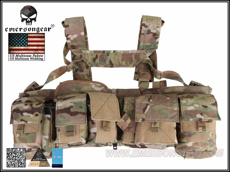 Военный жилет EMERSON UW Gen с V образным вырезом спереди для страйкбола EM7451|vest airsoft|multicam