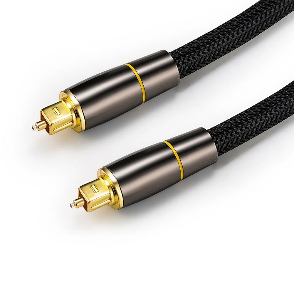 Новое поступление 1-10 м Цифровой оптический аудио кабель SPDIF свинцовый шнур
