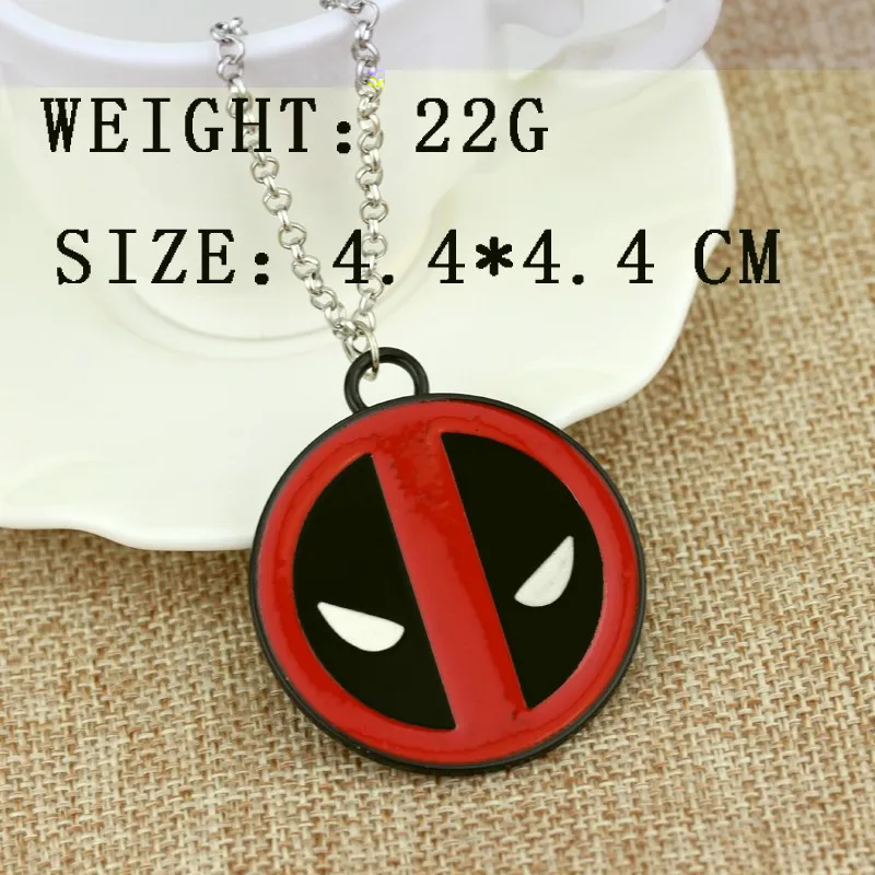 Ожерелье с подвеской в виде маски Марвел из фильма Deadpool ожерелье бутылки