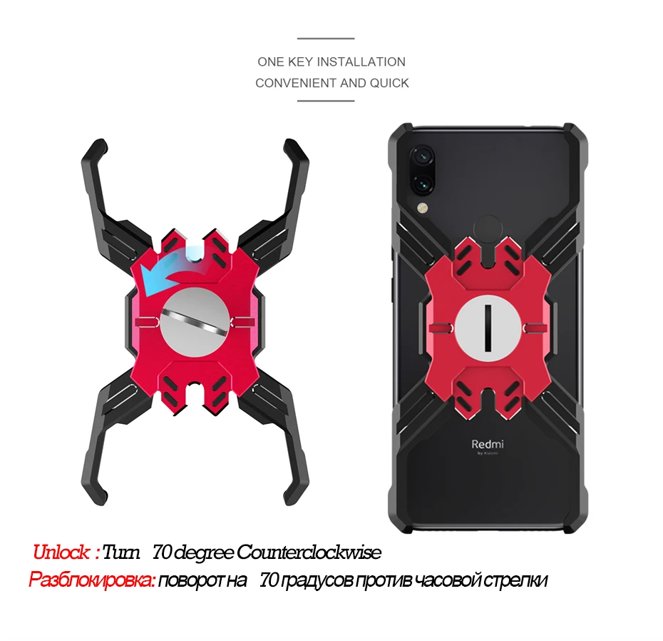 Чехол для Xiaomi Redmi Note 7, роскошный механический металлический чехол с алюминиевой рамкой для телефона Xiaomi Redmi Note7, противоударный чехол
