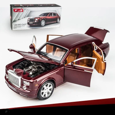 KIDAMI Rolls Royce 1:24 Масштаб литья под давлением модель автомобиля игрушечные машинки Вытяните назад звуковой светильник Коллекция подарков для детей и взрослых