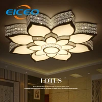 eiceo modern minimalist led ceiling light circular living room lamp personalized flower shaped bedroom lamps lights dimmer